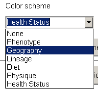 Color scheme selection